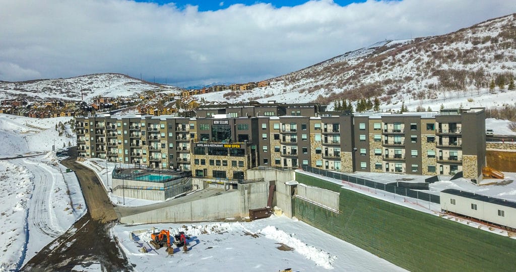 Condos overlooking Jordanelle Reservoir at Black Rock Mountain Resort